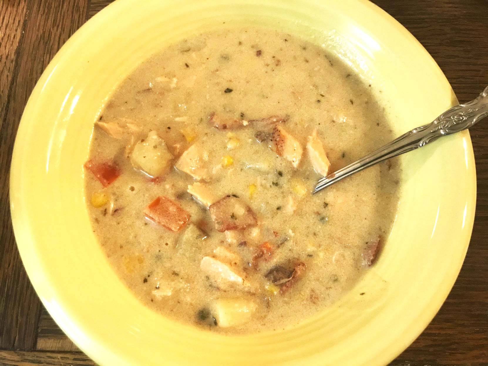 salmon chowder